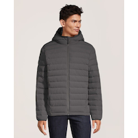 Veste bouffante avec capuche hydrofuge et perméable à l'air avec Hyper-DriMD HD1 et isolant T-MaxMD pour hommes, WindRiver Front_Flat