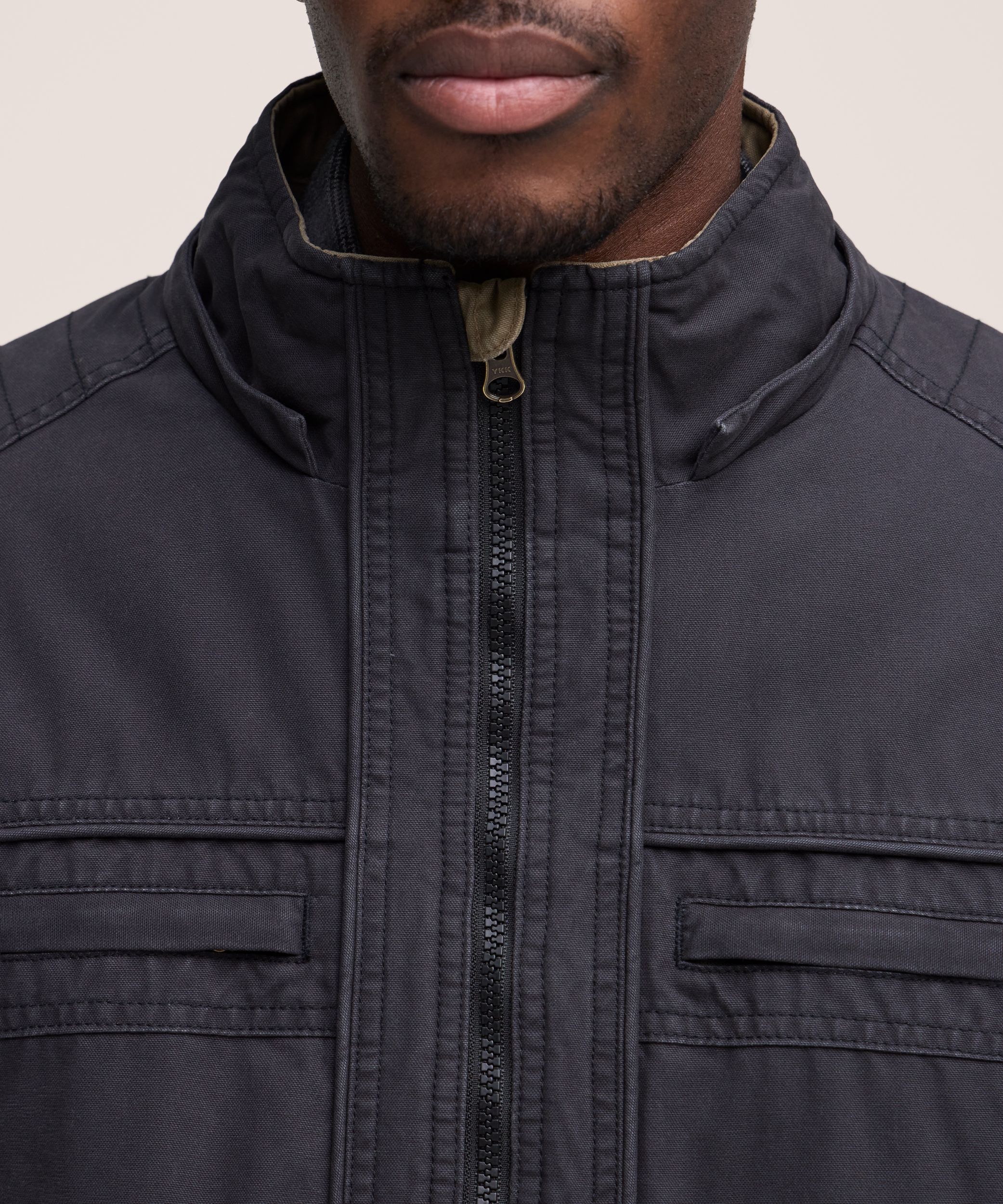 WindRiver Men's Cotton Fleece Lined Casual Jacket