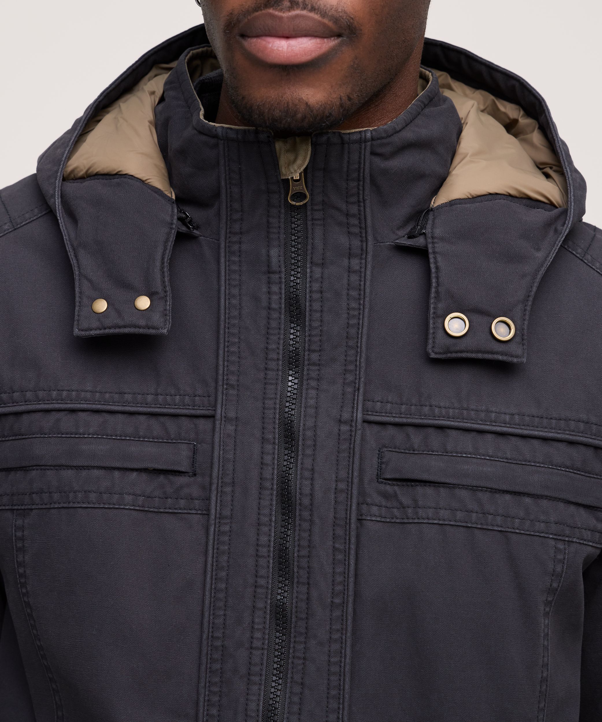 WindRiver Men's Cotton Fleece Lined Casual Jacket