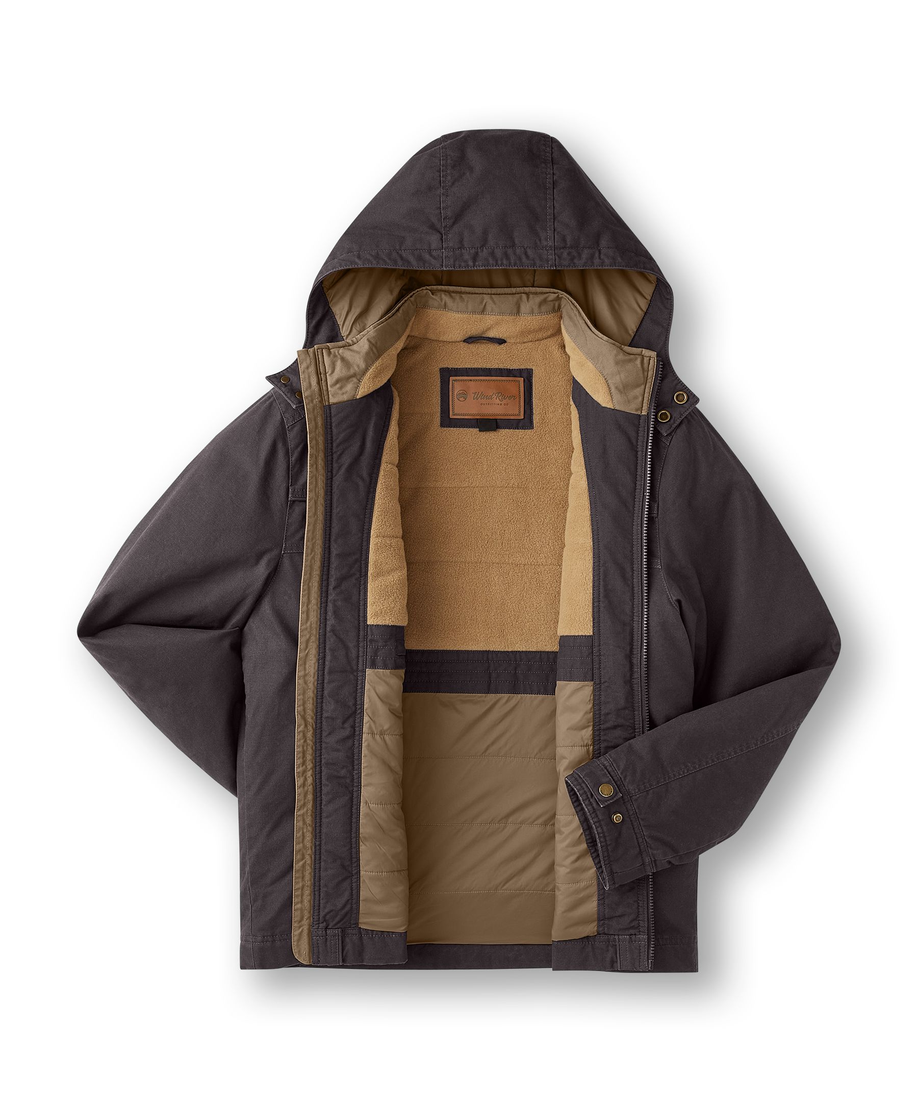 WindRiver Men's Cotton Fleece Lined Casual Jacket Mark's