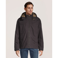 WindRiver Men's Cotton Fleece Lined Casual Jacket Front_Flat