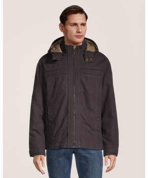 WindRiver Men's Cotton Fleece Lined Casual Jacket