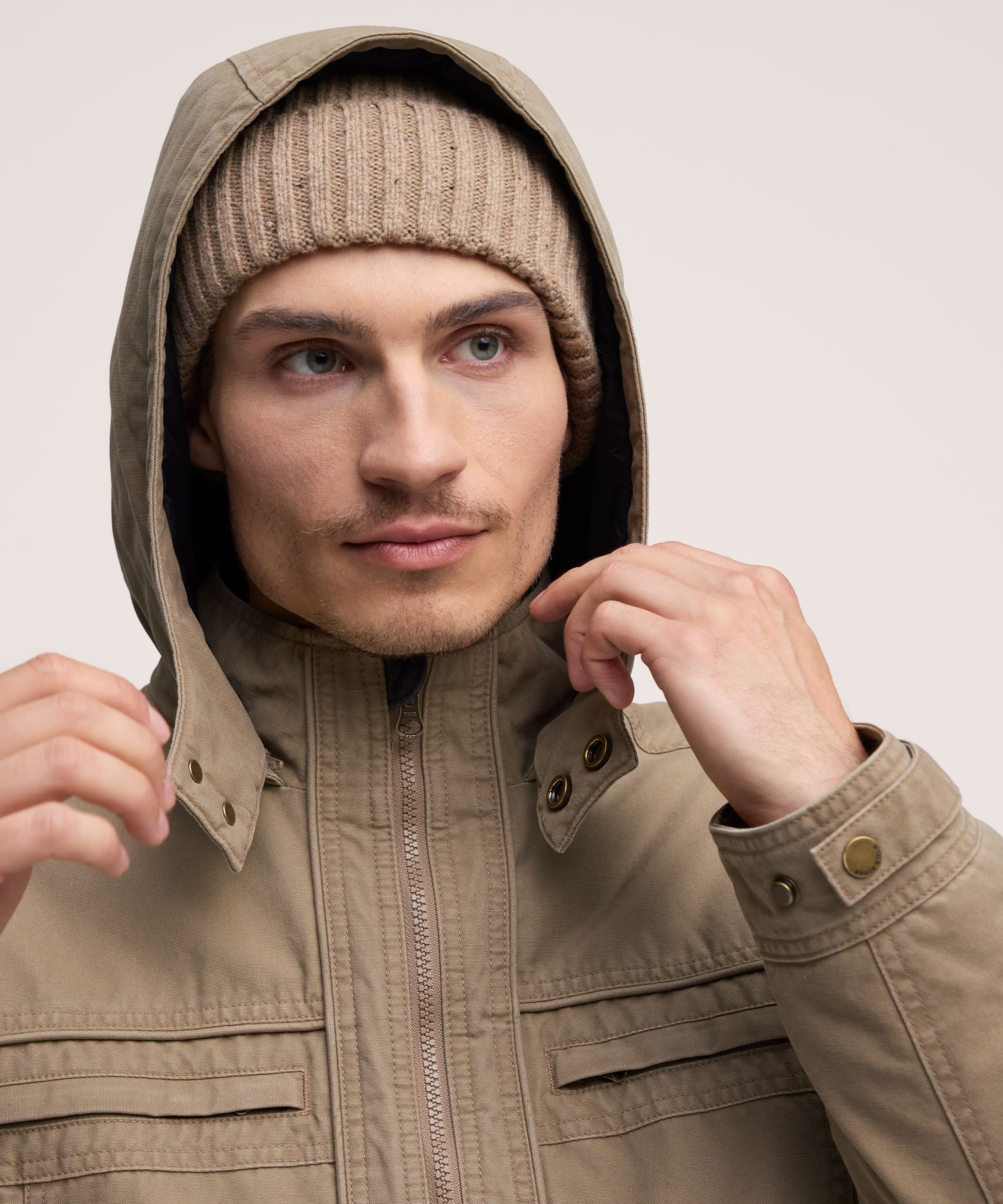 WindRiver Men's Cotton Fleece Lined Casual Jacket