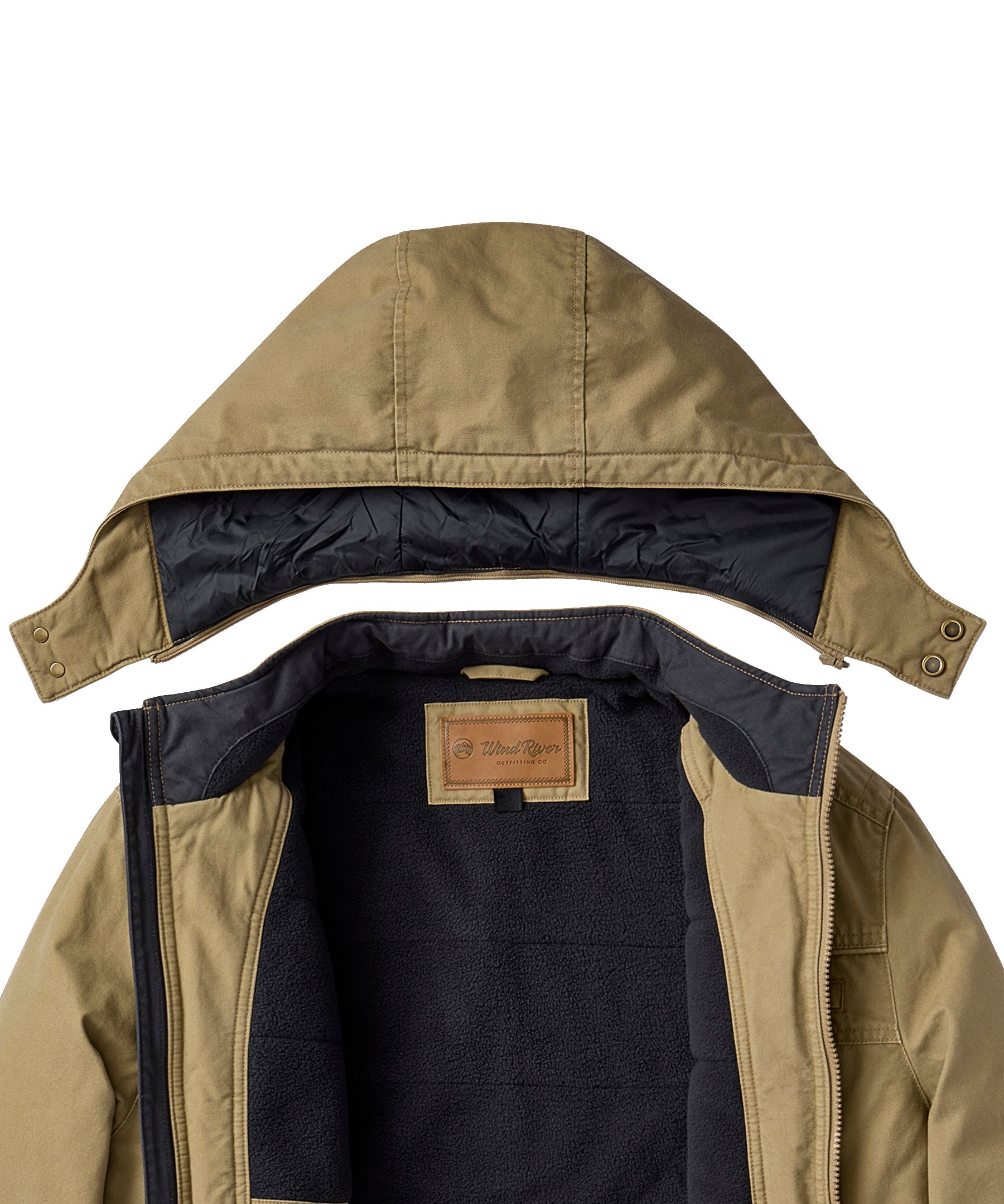 WindRiver Men's Cotton Fleece Lined Casual Jacket