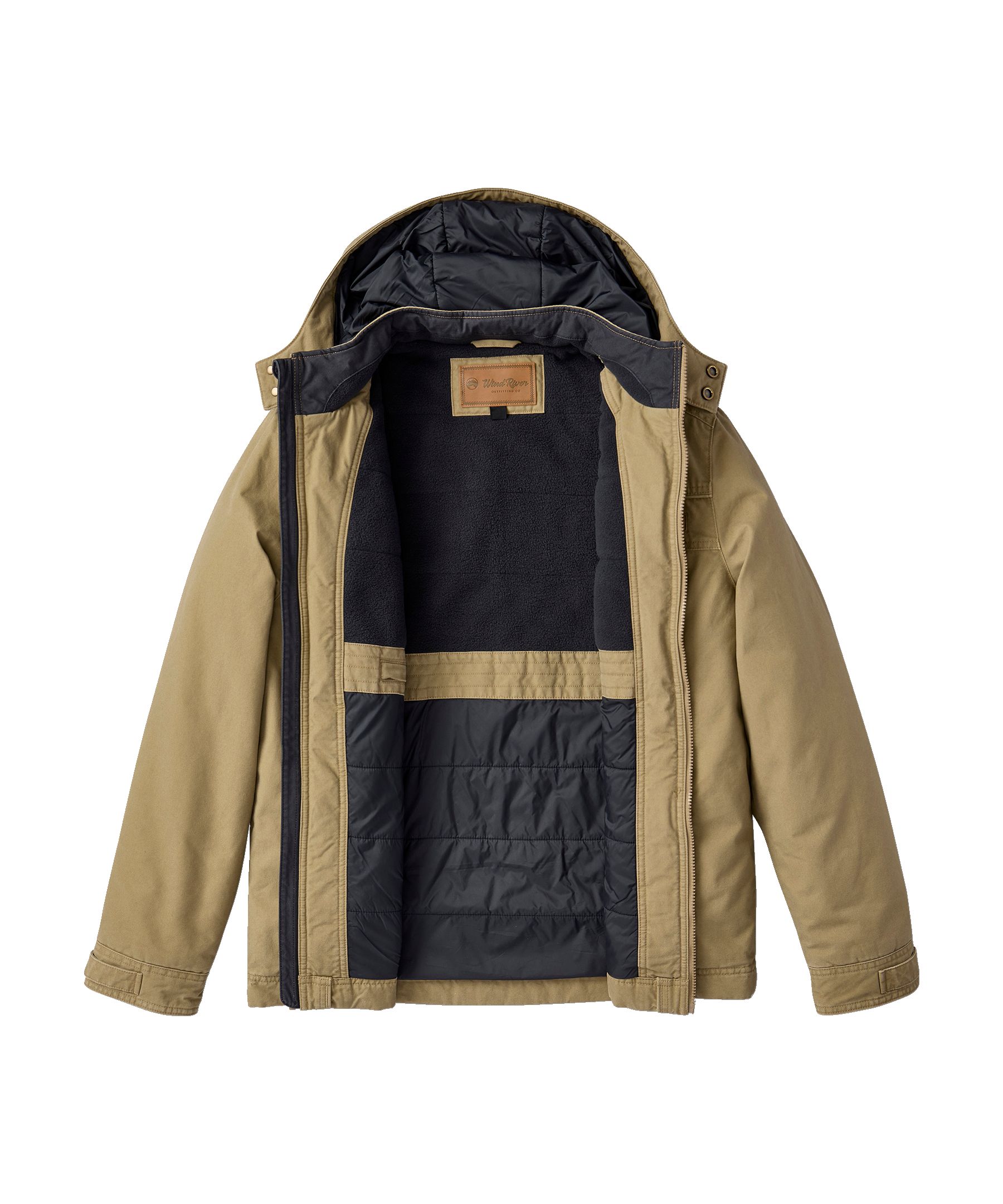 WindRiver Men's Cotton Fleece Lined Casual Jacket