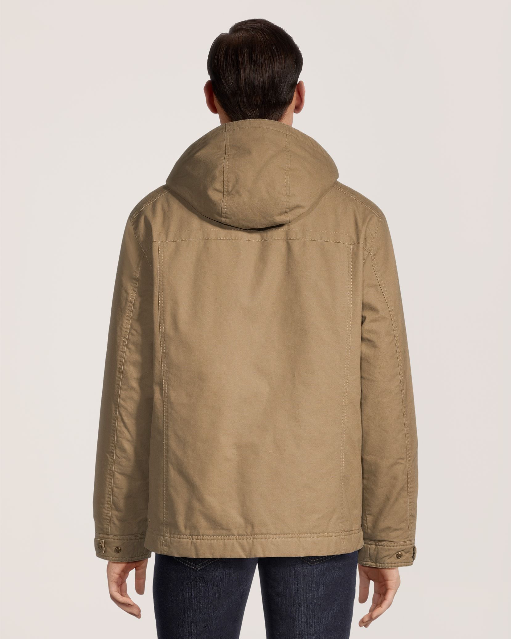 WindRiver Men's Cotton Fleece Lined Casual Jacket