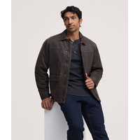 WindRiver Men's Coated Cotton Sherpa Lined Casual Jacket
