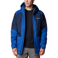 Columbia Men's Point Park II Omni-Heat™ Thermal Reflective and Omni-Tech™ Waterproof-Breathable Insulated Jacket Front_Flat