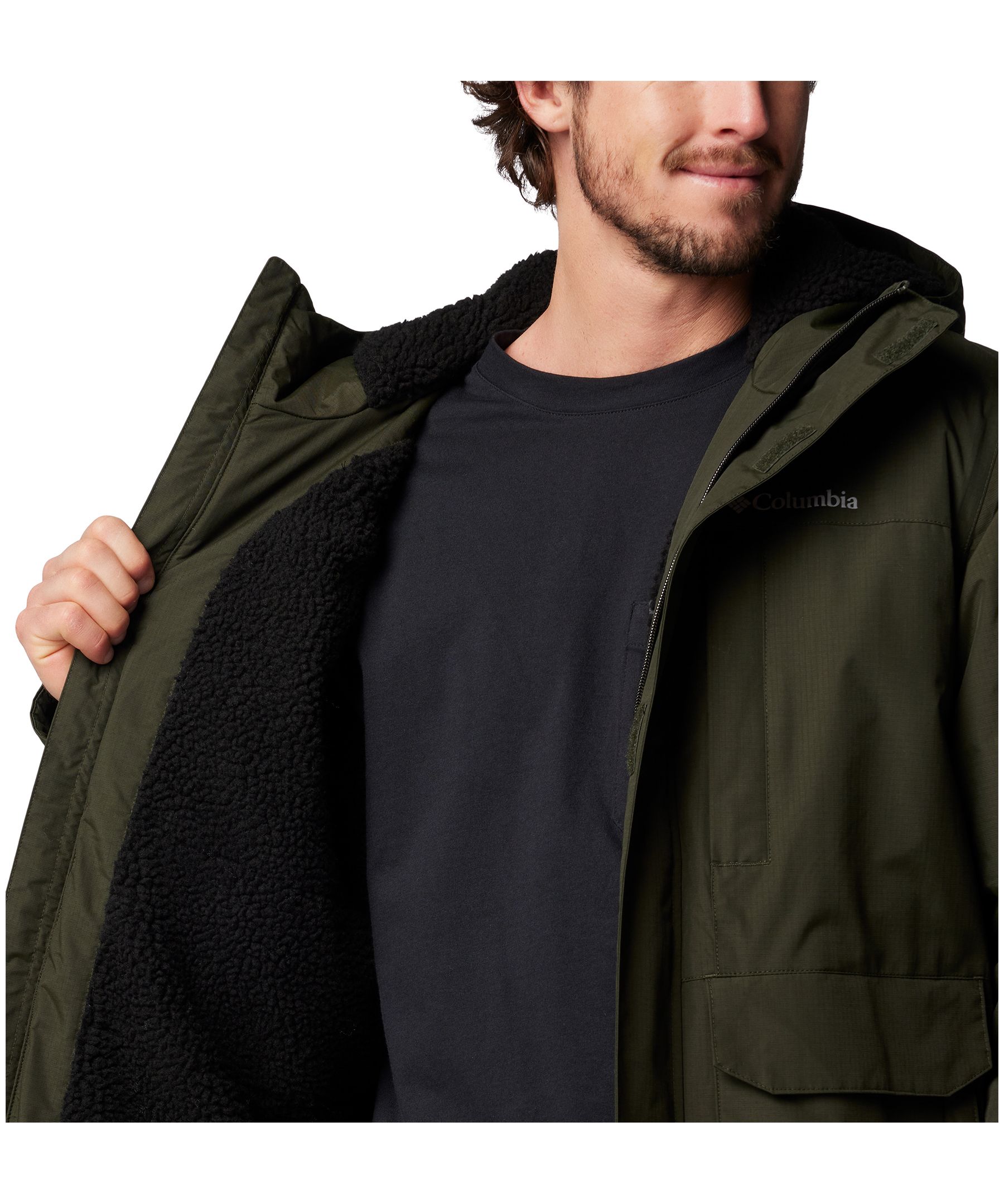 Columbia Men's Landroamer Omni-Tech™ Waterproof-Breathable Sherpa Lined Jacket