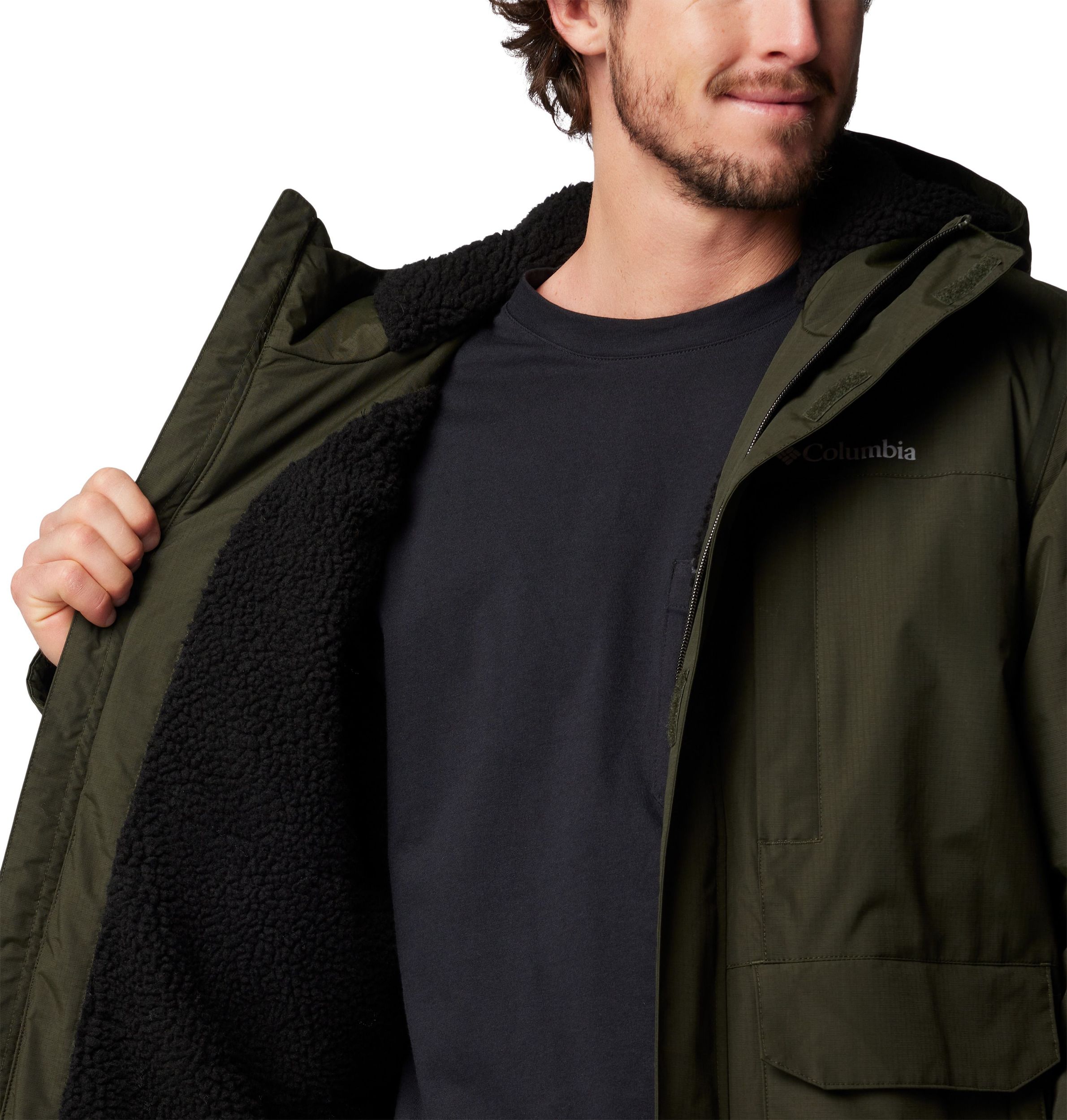 Columbia Men's Landroamer Omni-Tech™ Waterproof-Breathable Sherpa Lined Jacket