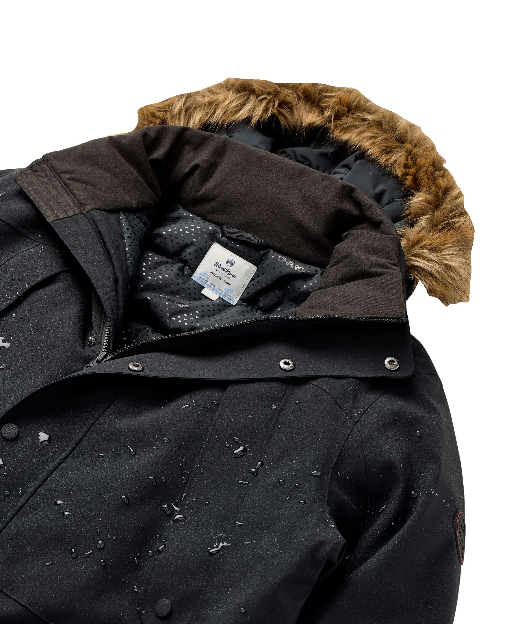 WindRiver Men's Hyper-Dri® HD2 Water Resistant Breathable  T-Max® Charge Insulated Parka