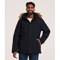 WindRiver Men's Hyper-Dri® HD2 Water Resistant Breathable  T-Max® Charge Insulated Parka Front_Flat