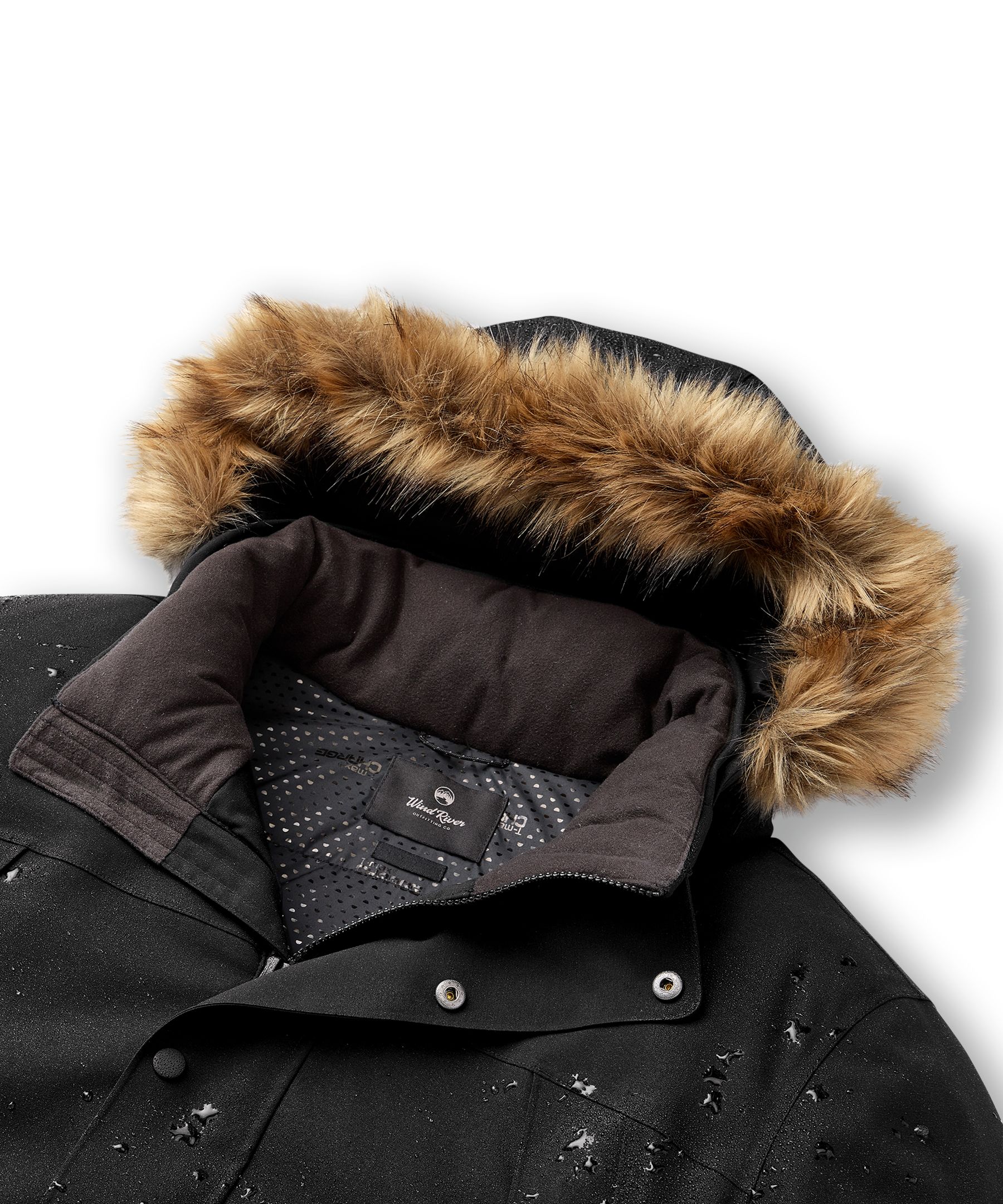 WindRiver Men's Hyper-Dri® HD2 Water Resistant Breathable  T-Max® Charge Insulated Parka