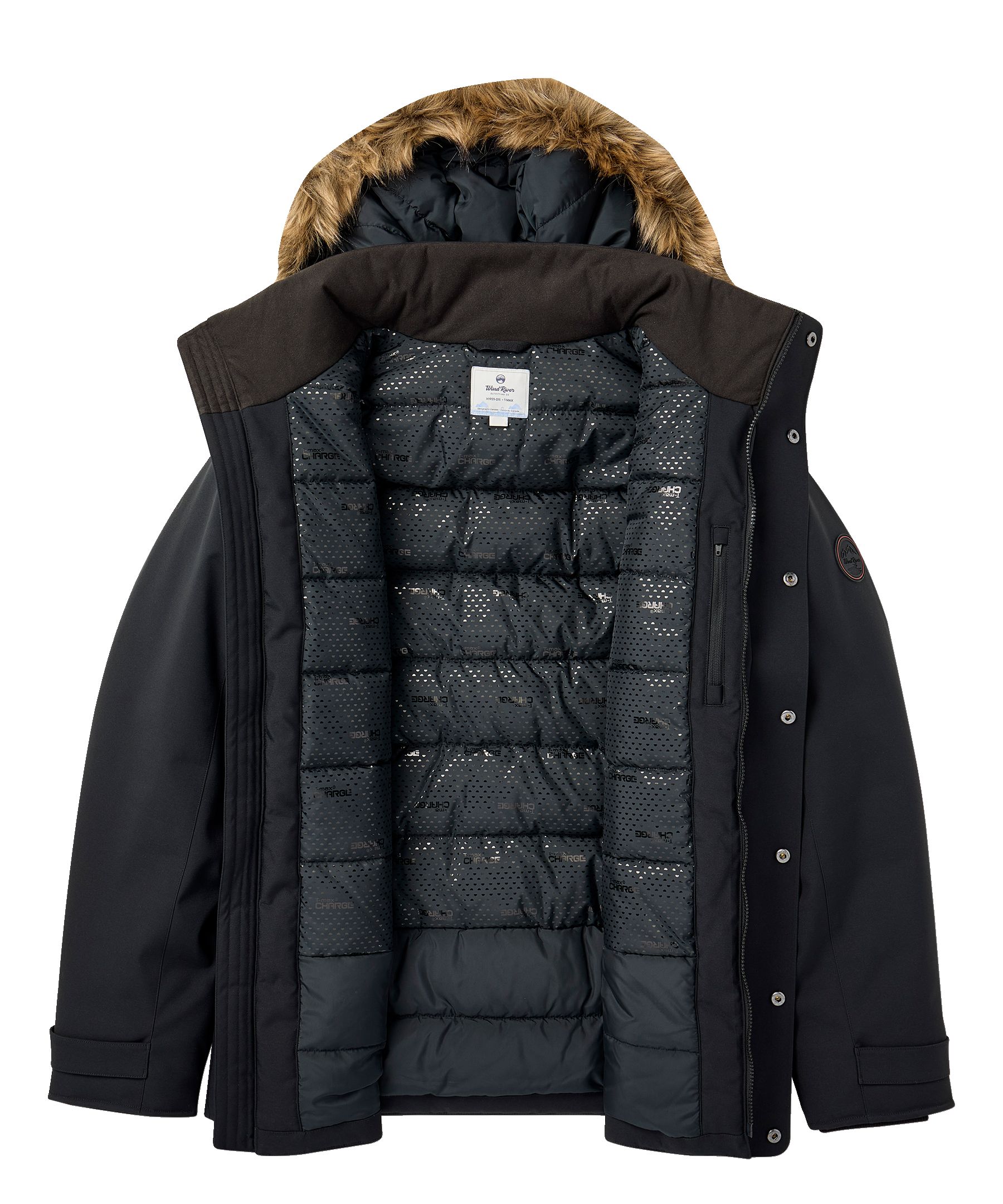 WindRiver Men's Hyper-Dri® HD2 Water Resistant Breathable  T-Max® Charge Insulated Parka