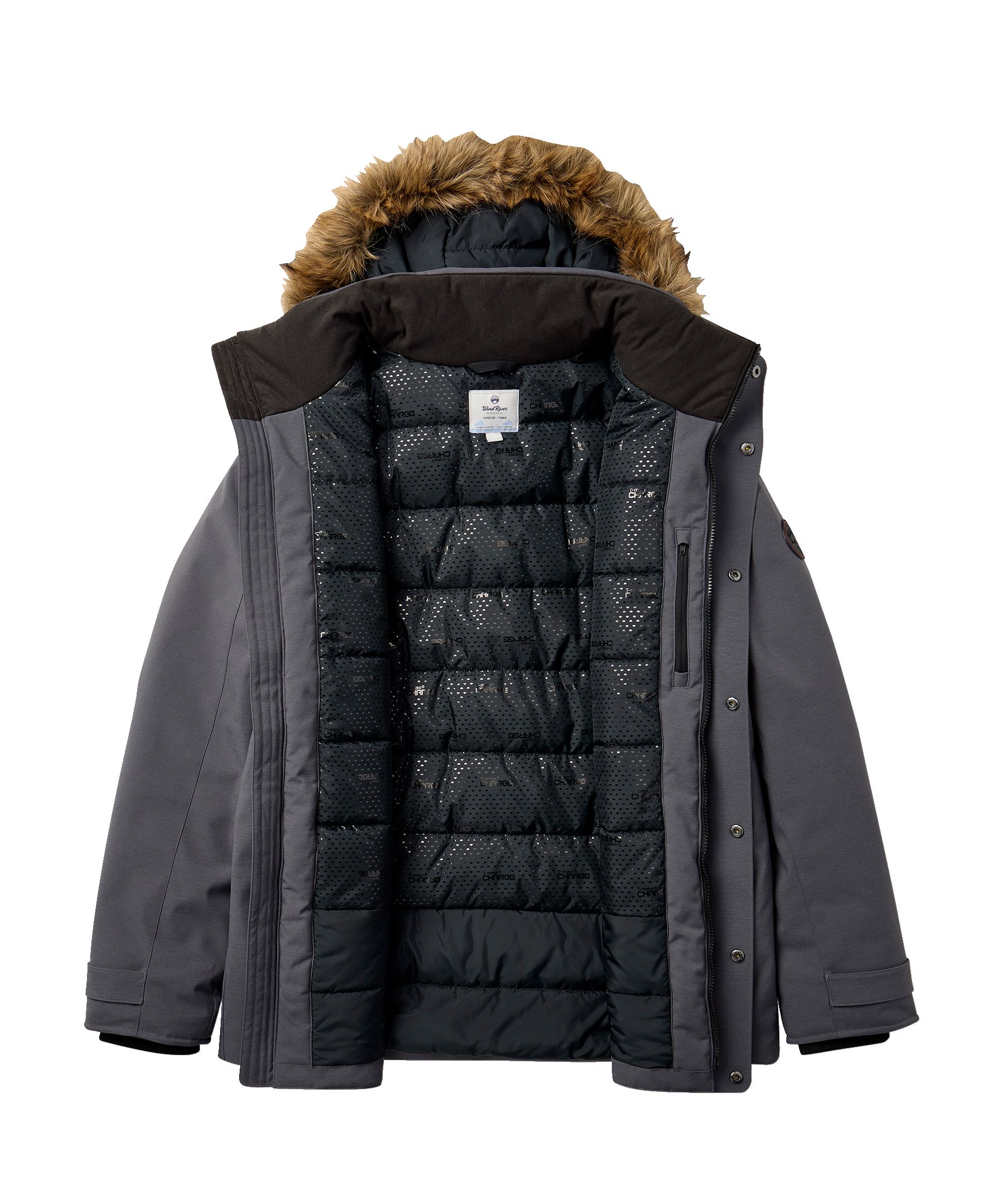 Parka résistant à l'eau et perméable à l'air avec Hyper-DriMD&nbsp;HD2 et isolant T-MaxMD Charge pour hommes, WindRiver