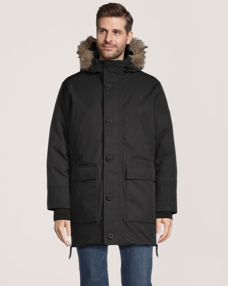 WindRiver Men's Hyper-Dri® HD2 Water Resistant Breathable T-Max® Insulated Long Parka