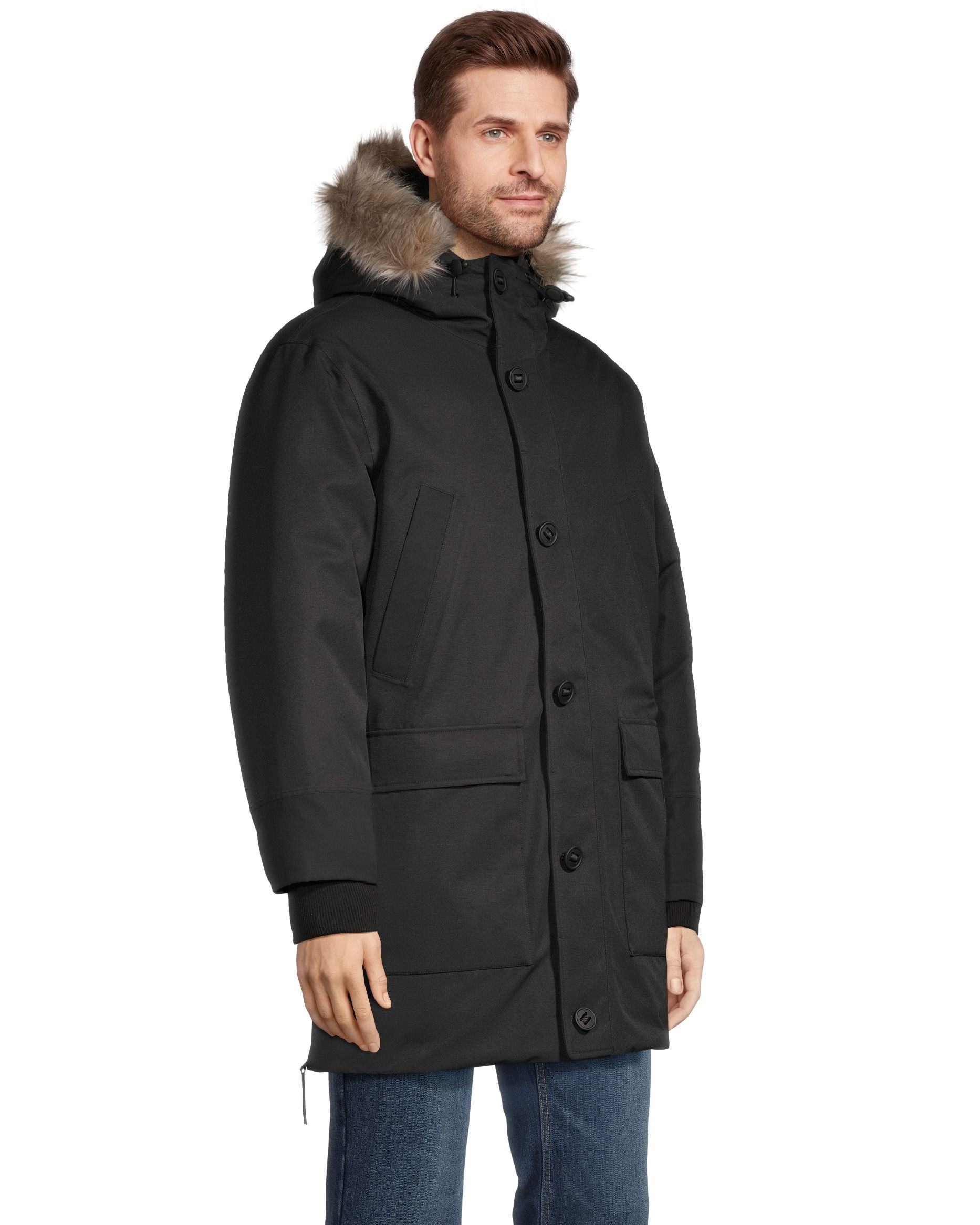 WindRiver Men s Hyper Dri HD2 Water Resistant Breathable T Max Insulated Long Parka Marks