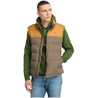 Timberland DWR Welch Mountain Puffer Vest Front_Flat