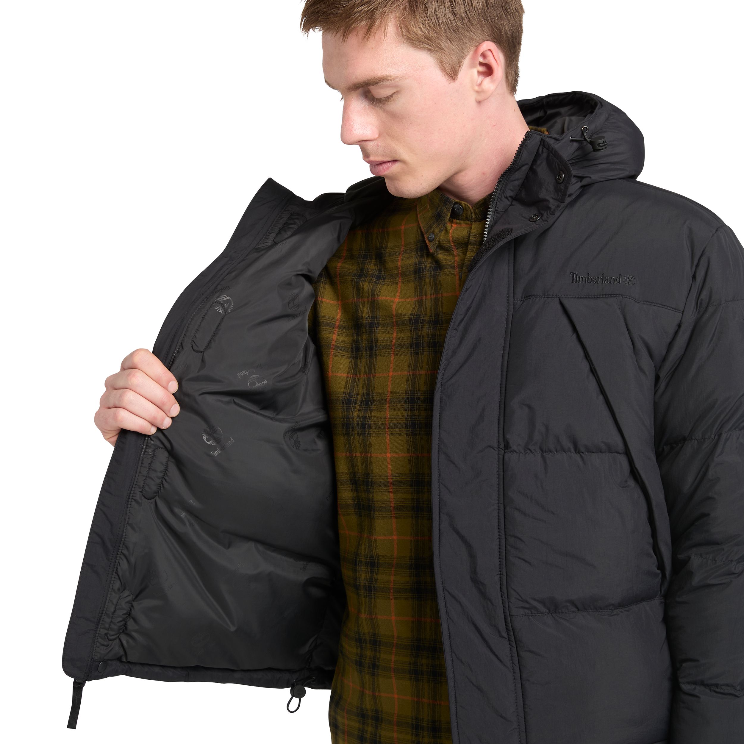 Veste à capuche bouffante isolée, étanche à l'eau et perméable à l'air pour hommes, Timberland