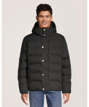 Denver Hayes Men's Urban Puffer Hyper-Dri® HD1 Water Repellent-Breathable T-Max® Insulated Jacket