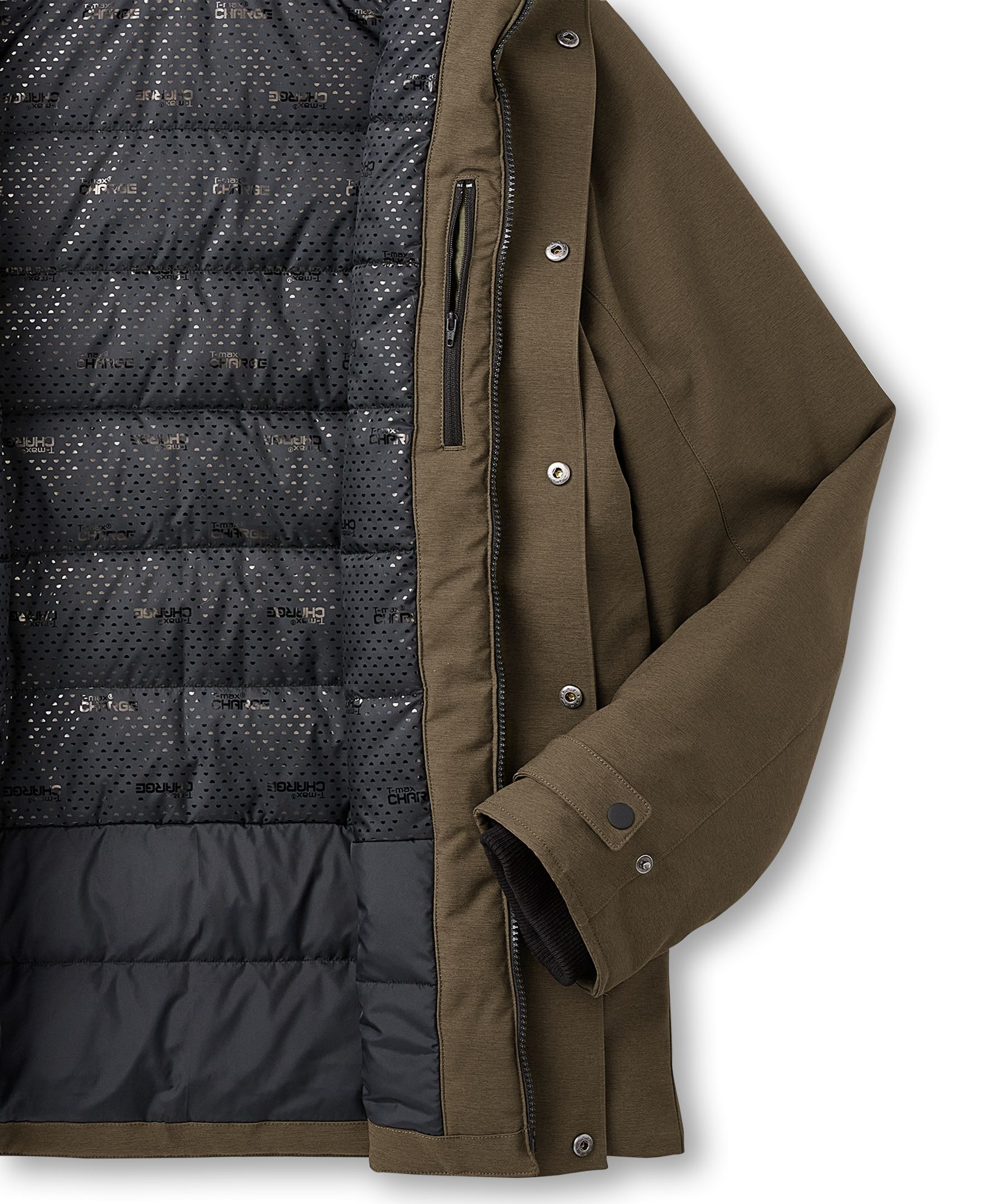WindRiver Men's Hyper-Dri® HD2 Water Resistant Breathable  T-Max® Charge Insulated Parka