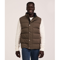 Denver Hayes Men's Urban Puffer Hyper-Dri® HD1 Water Repellent-Breathable T-Max® Insulated Vest Front_Flat