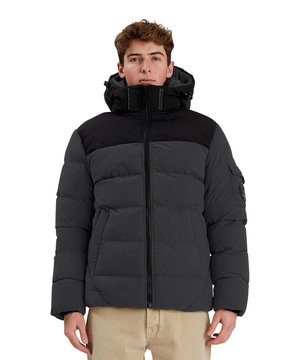 Point Zero Men's Colourblock Corduroy Insulated Jacket