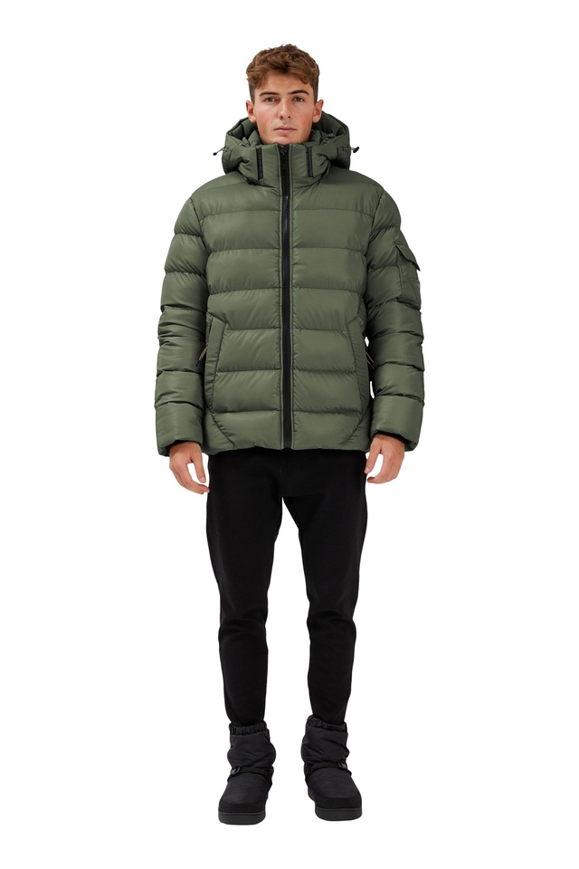 Point Zero Men's Water-Resistant Insulated Puffer Jacket
