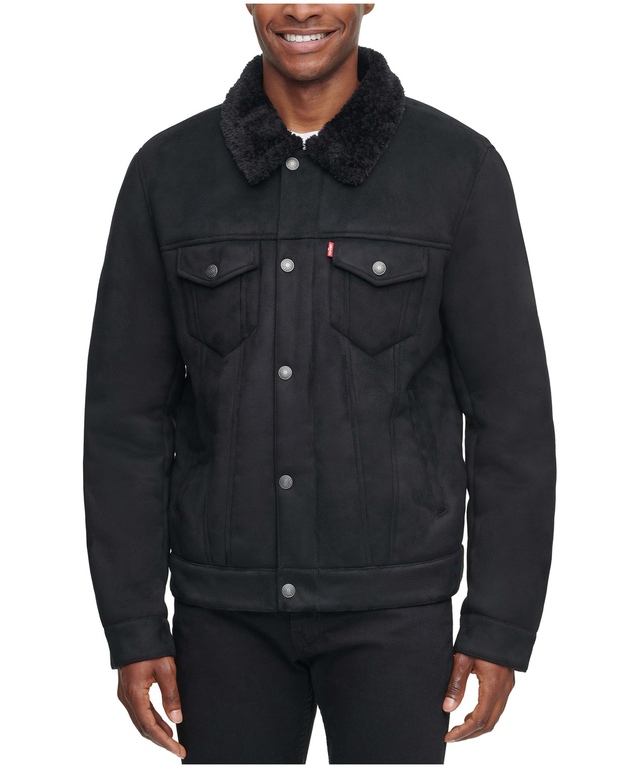 Levi's Men's Faux Shearling Sherpa Lined Trucker Jacket