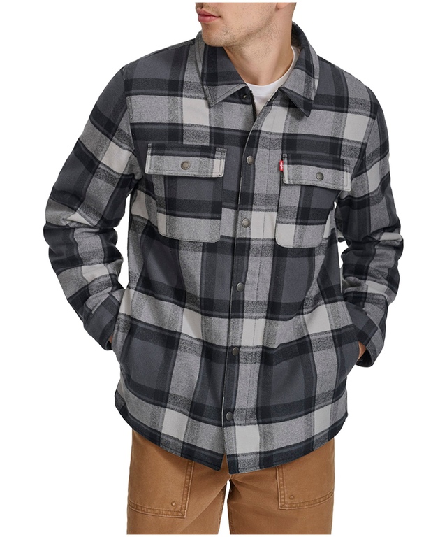 Levi's Men's Flannel Insulated Shirt Jacket