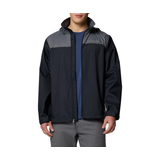 Columbia Men's Glennaker Lake II Waterproof Packable Rain Jacket Front_Flat