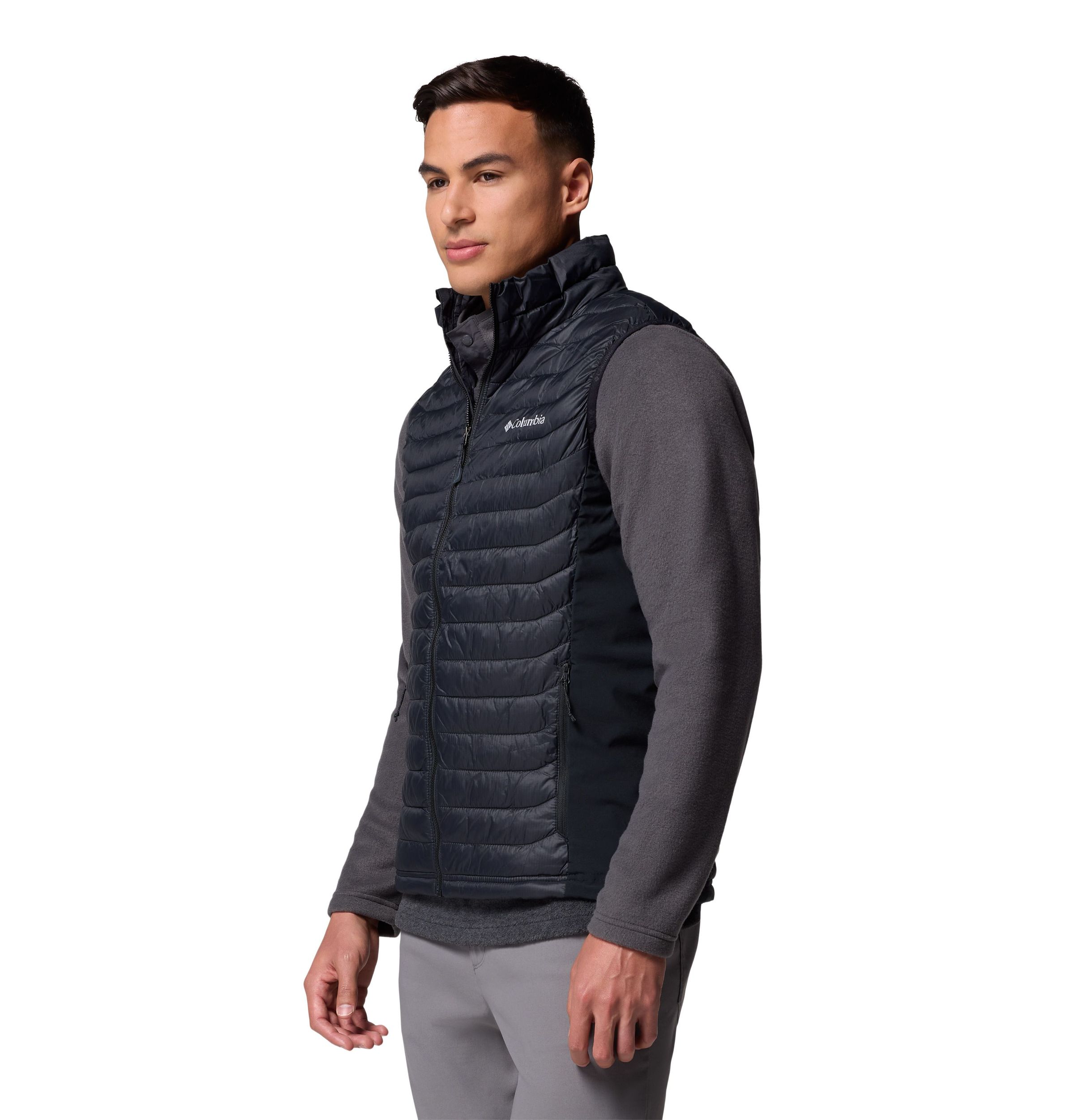 Columbia Men's Powder Pass Hybrid Omni-Shield Lightweight Puffer Vest