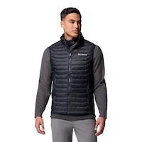 Gilet bouffant hybride léger avec OMNI-SHIELD pour hommes, Powder Pass, Columbia Front_Flat