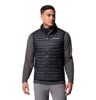 Columbia Men's Powder Pass Hybrid Omni-Shield Lightweight Puffer Vest