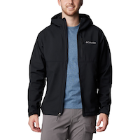 Columbia Men's Ascender Hooded Omni-Shield™ Softshell Jacket Front_Flat