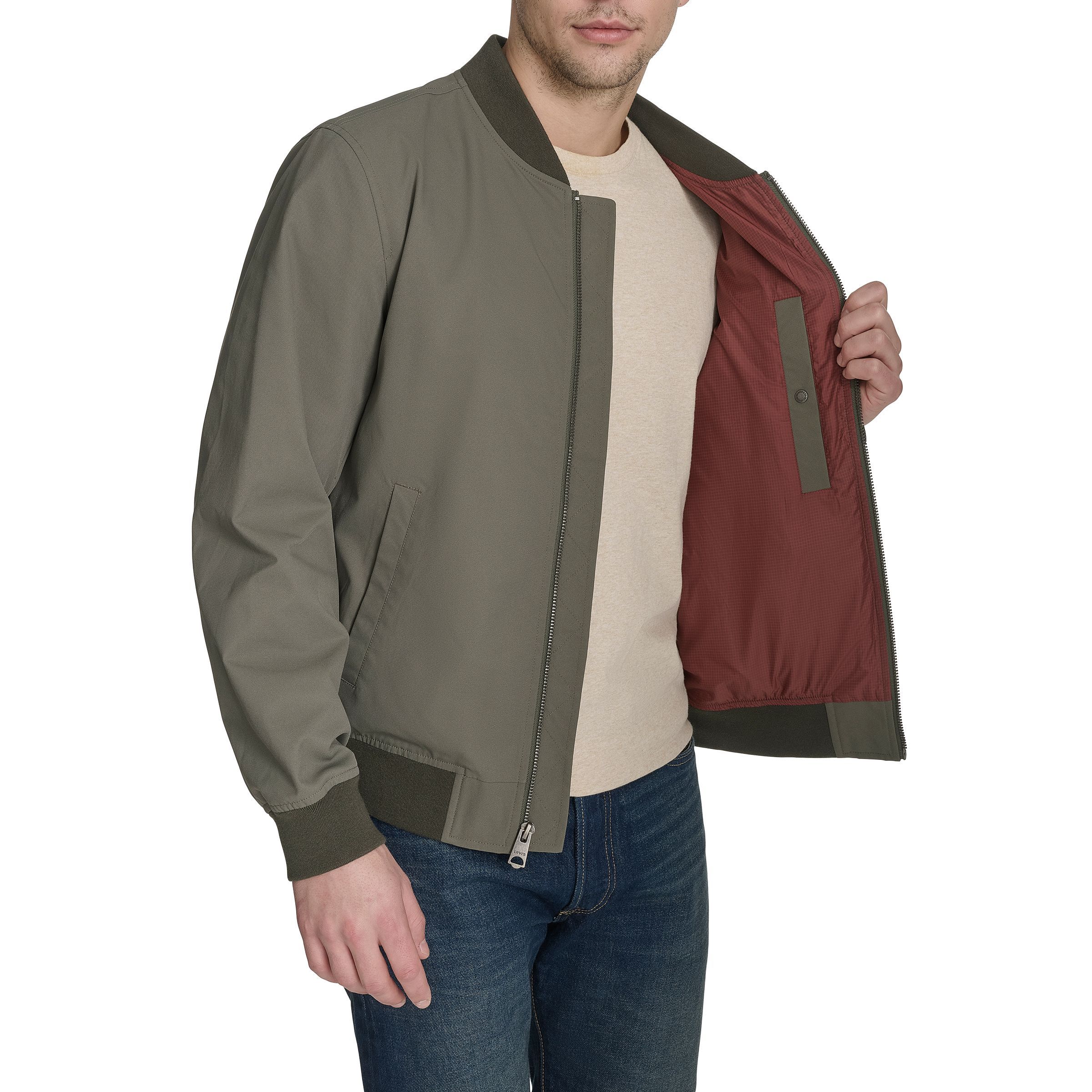 Levi's Men's Oxford Canvas Bomber Jacket