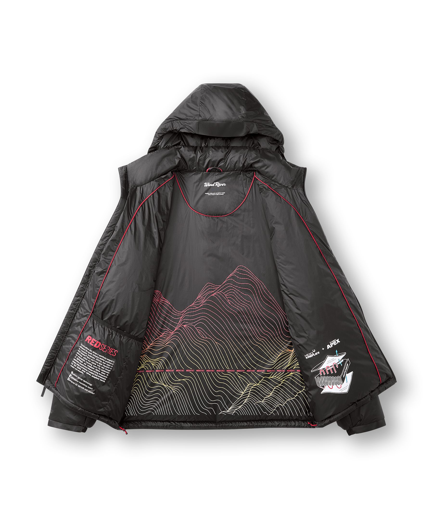 Veste isolante WindRiver Red Series T-MAX pour homme