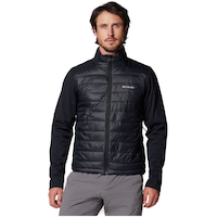 Veste bouffante hybride à extérieur souple pour hommes, Tech, Columbia Front_Flat