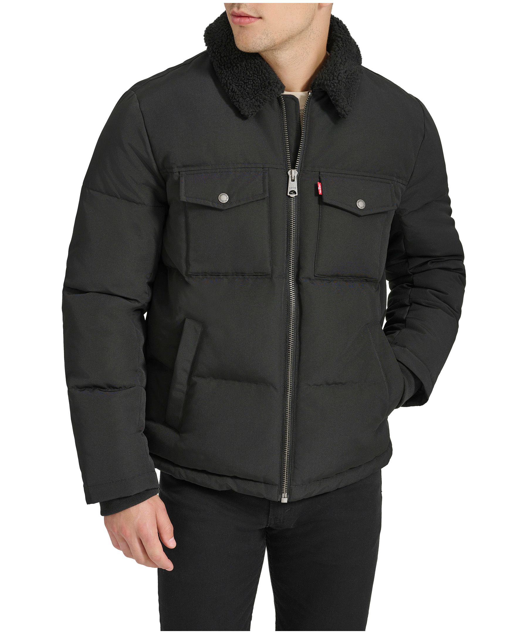 Levi's Men's Woodsman Sherpa Collar Jacket