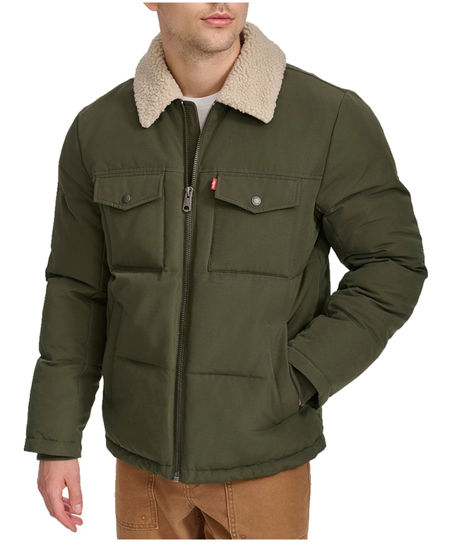 Veste de bûcheron à col en sherpa pour hommes, Levi's