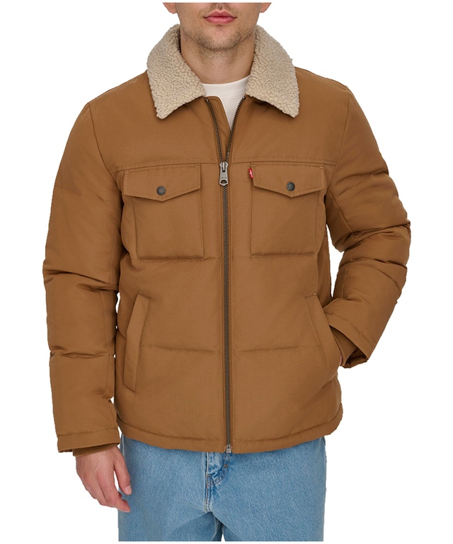 Levi's Men's Woodsman Sherpa Collar Jacket