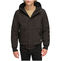 Levi's Men's Sherpa Lined Bomber Insulated Softshell Jacket Front_Flat