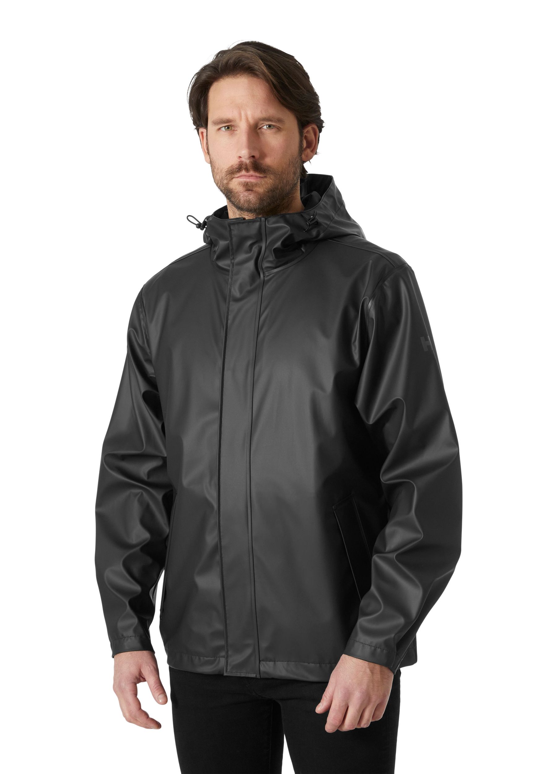 Helly Hansen Men's Moss Helox+ PU Hooded Rain Jacket