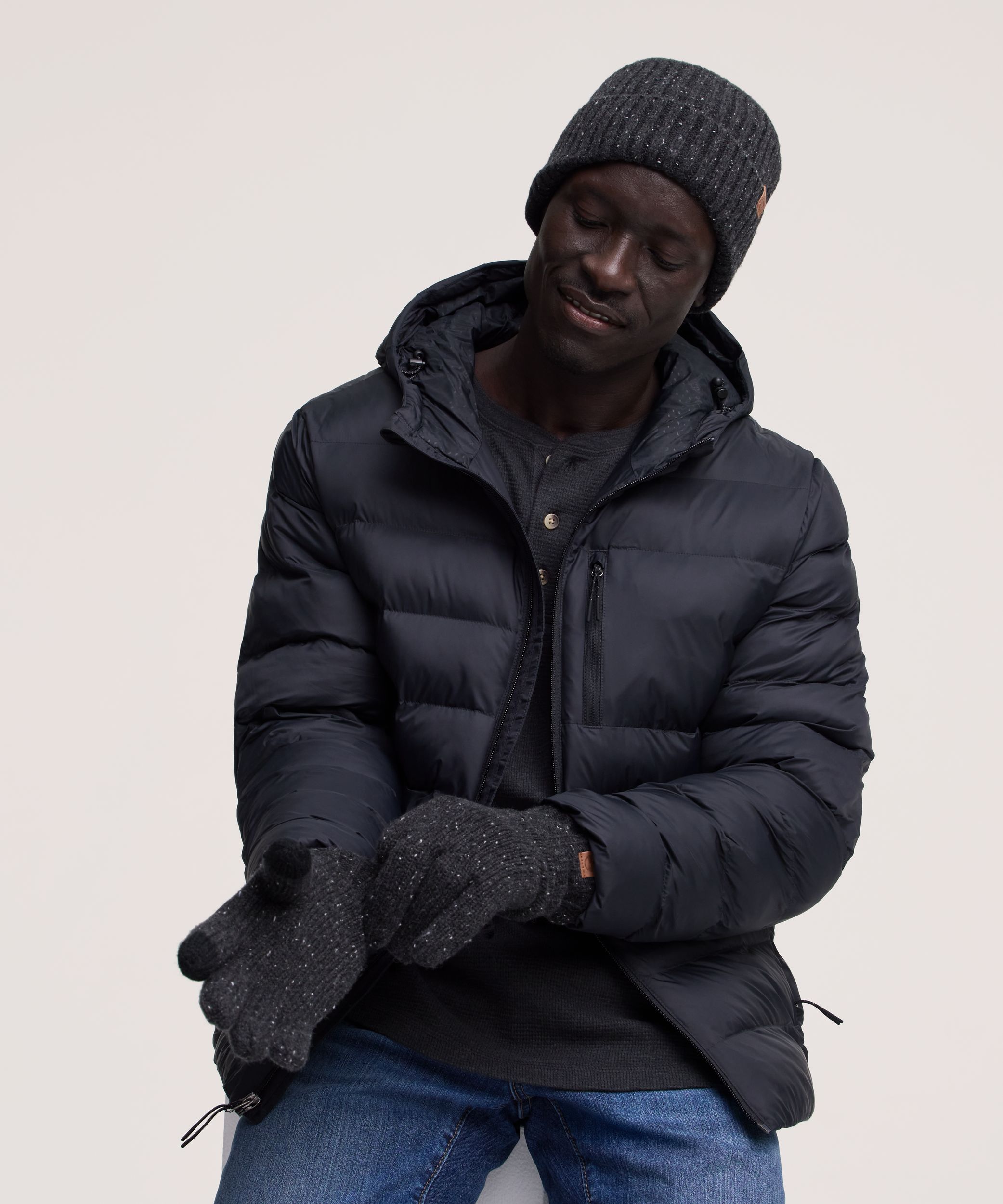 Veste bouffante à capuche avec HD1 et T-MAX pour hommes, Charge, WindRiver
