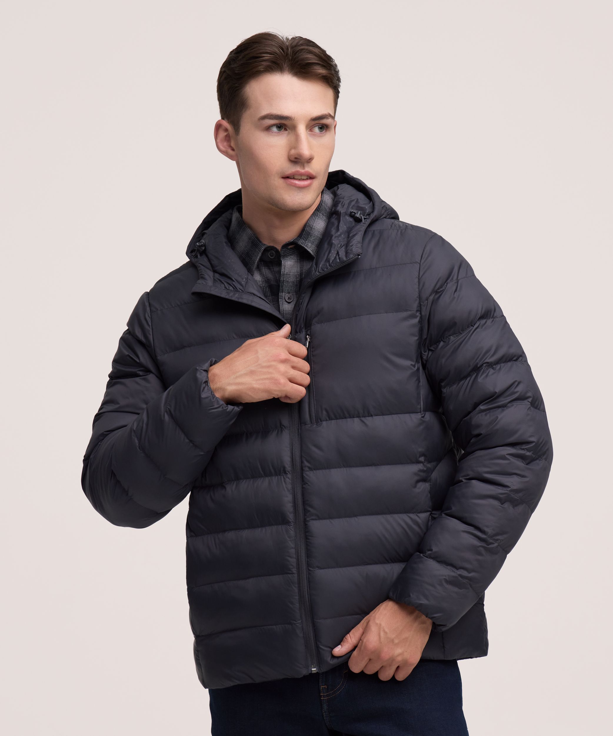 WindRiver Men's HD1 T-MAX Charge Hooded Puffer Jacket