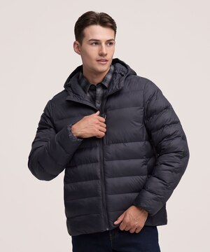 WindRiver Men's HD1 T-MAX Charge Hooded Puffer Jacket