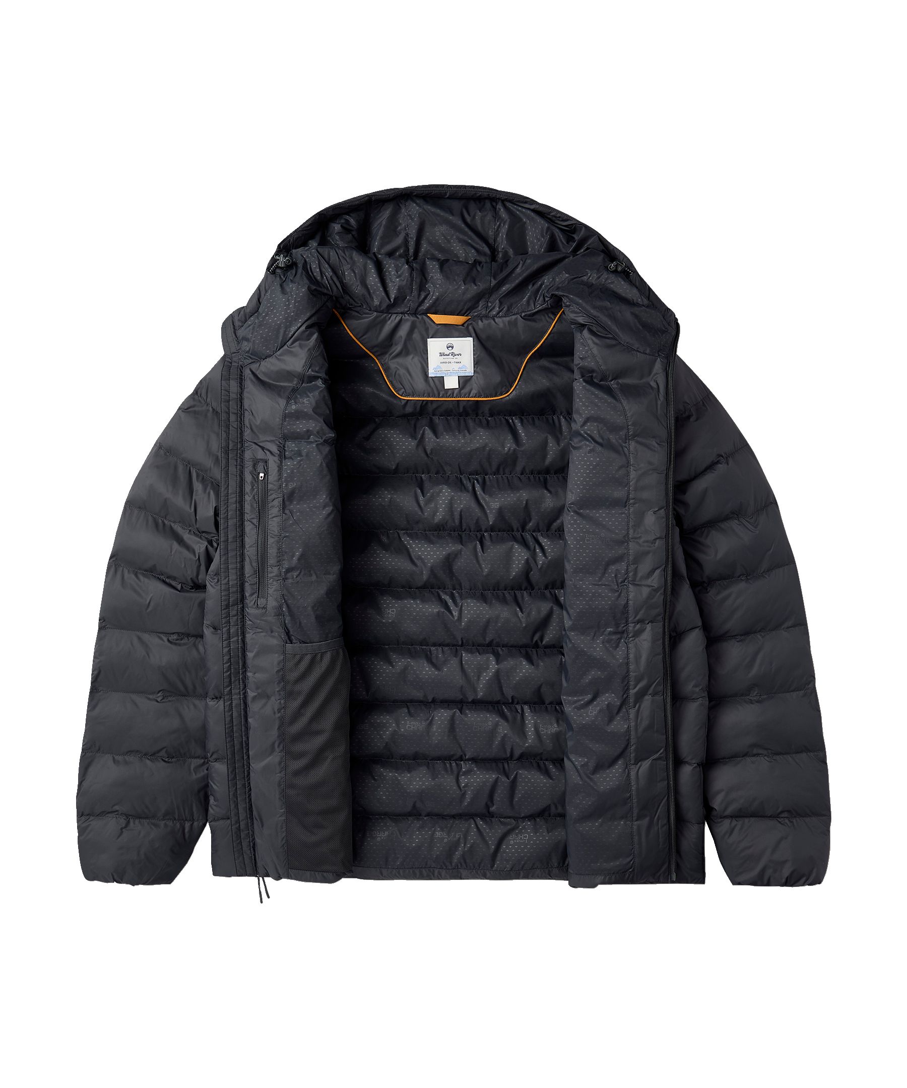 WindRiver Men's HD1 T-MAX Charge Hooded Puffer Jacket