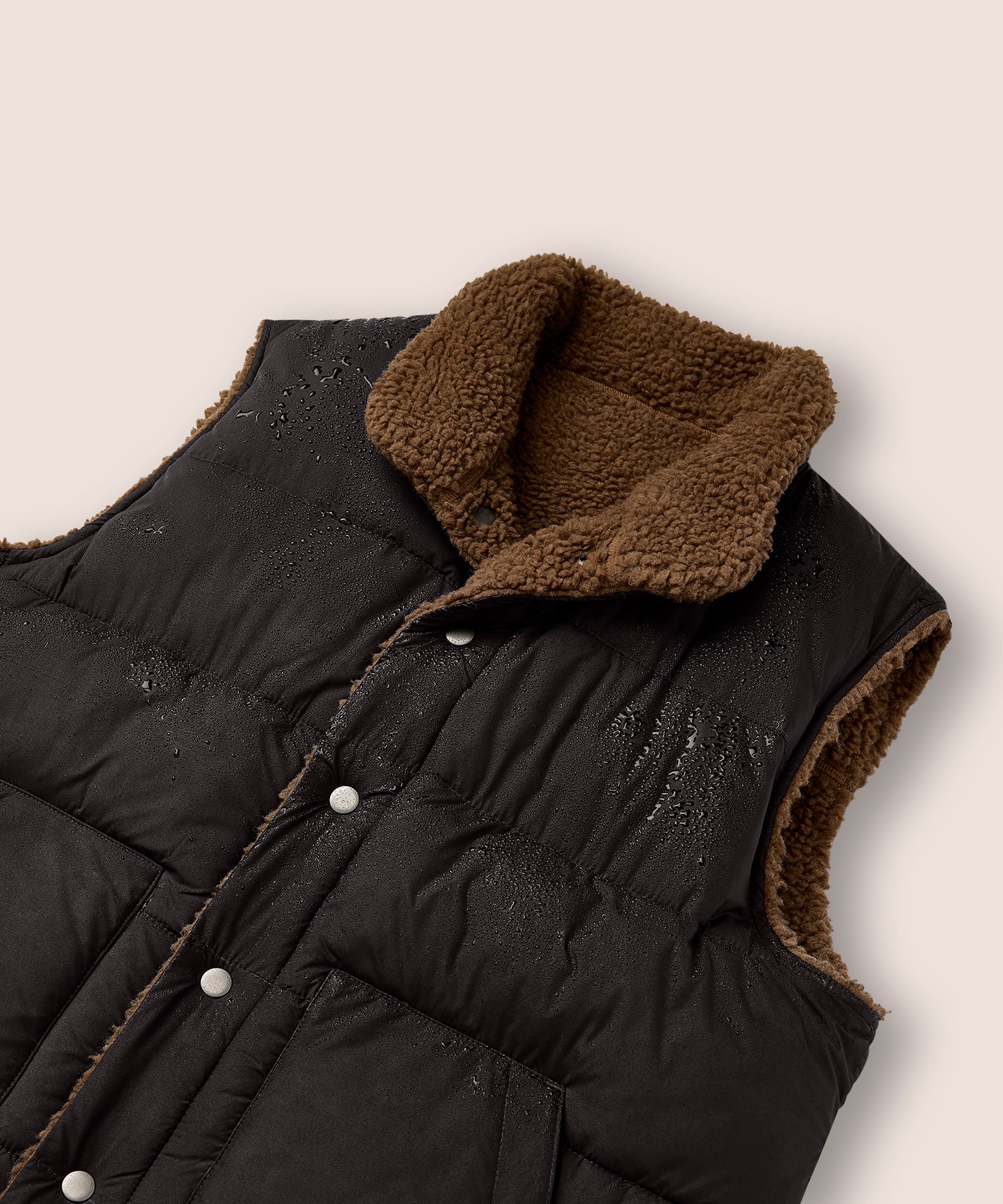 WIndRiver Men's HD1 T-MAX Sherpa Reversible Puffer Vest