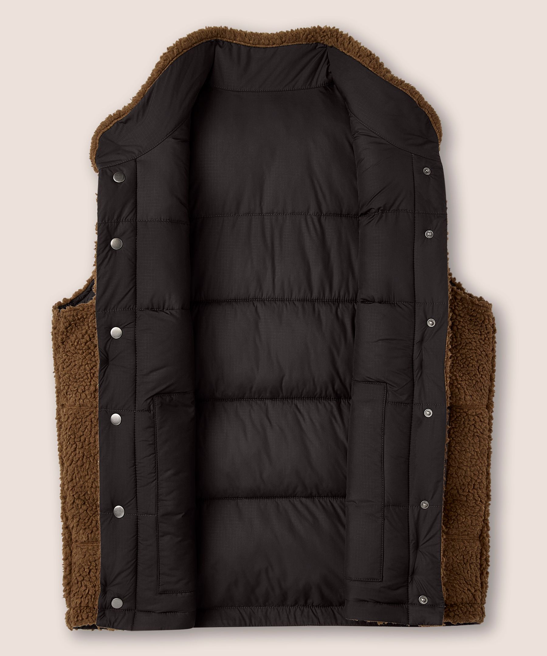 WIndRiver Men's HD1 T-MAX Sherpa Reversible Puffer Vest