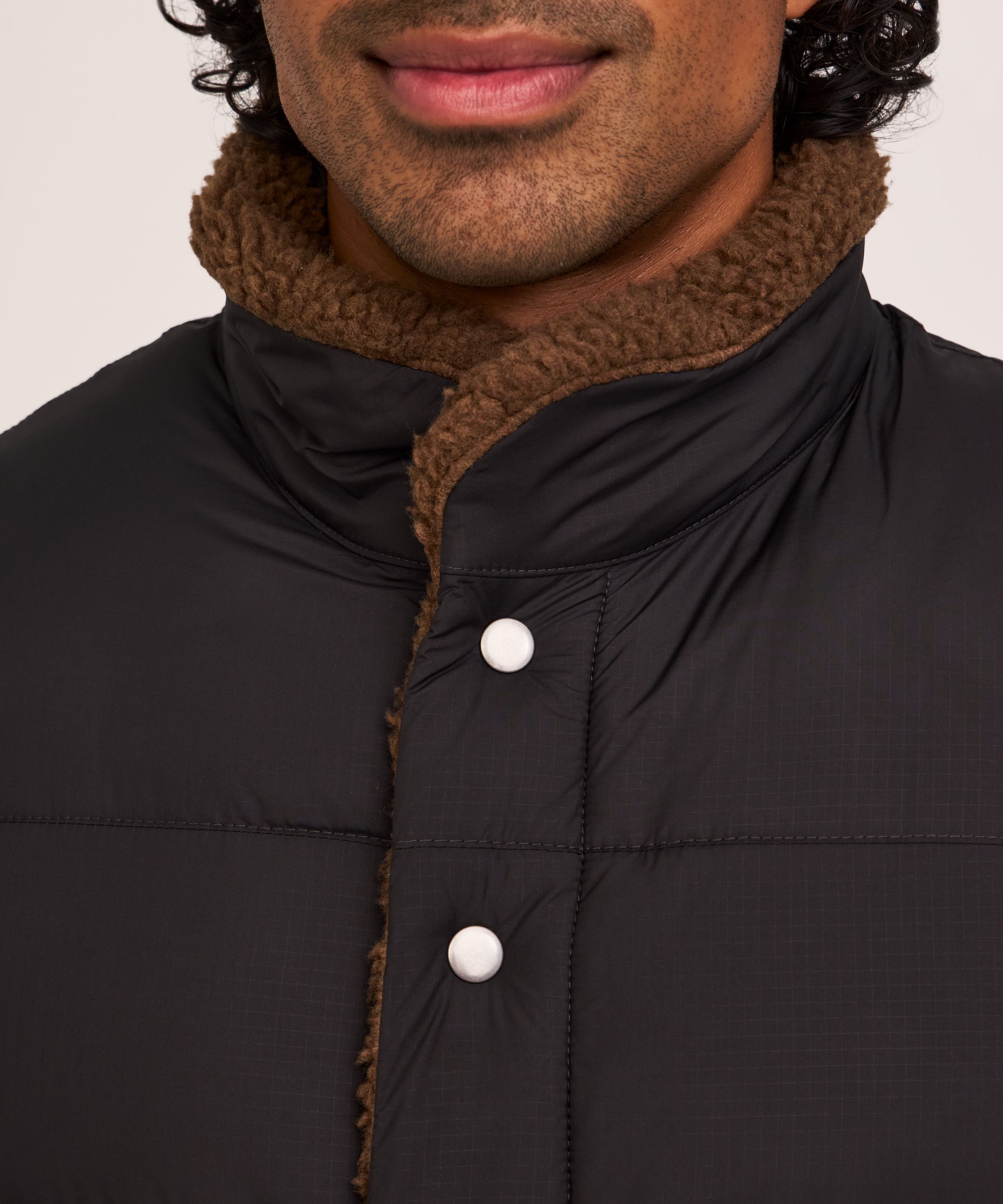 WIndRiver Men's HD1 T-MAX Sherpa Reversible Puffer Vest